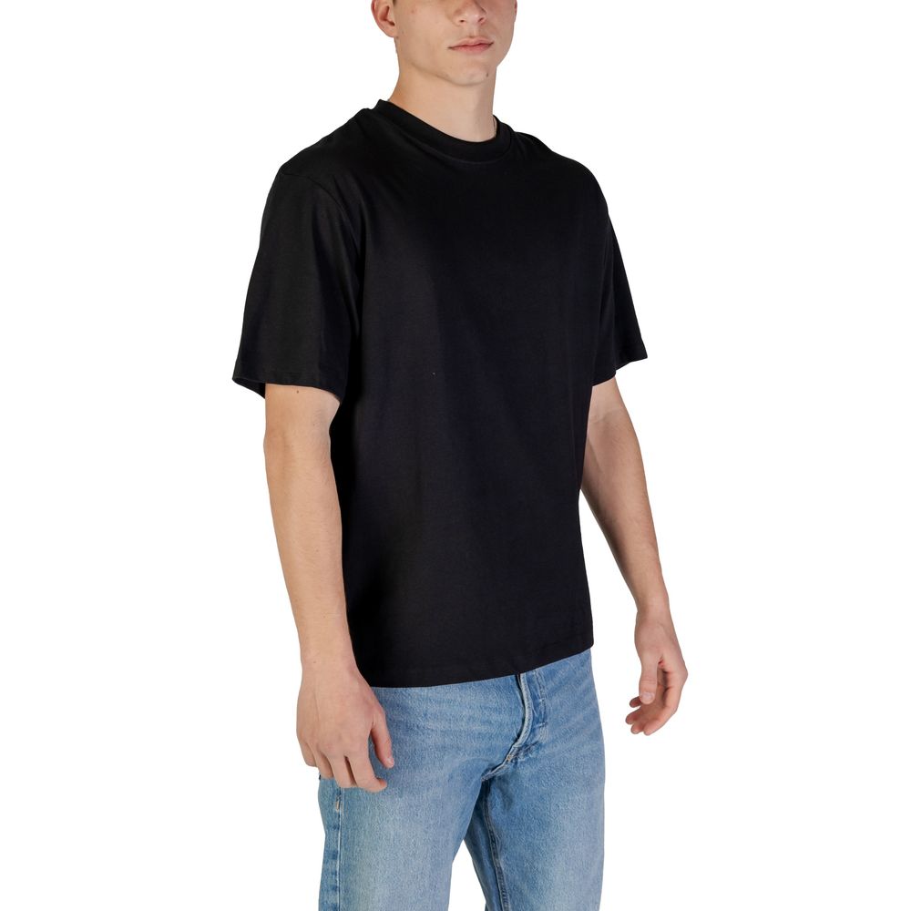 Black Cotton T-Shirt