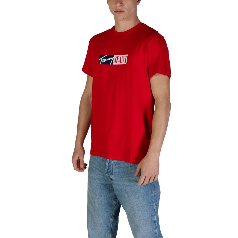 Red Cotton Rigenerato T-Shirt