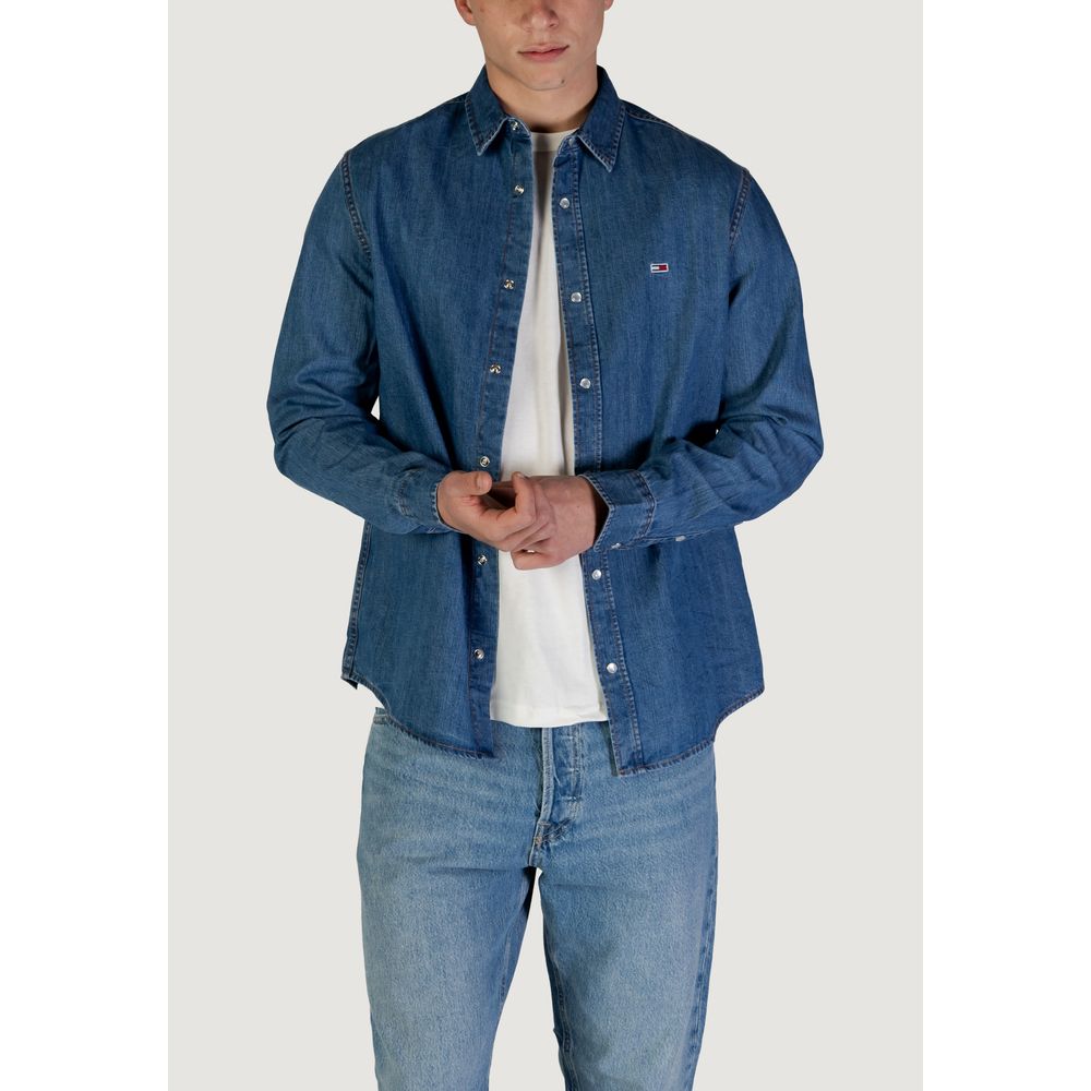 Blue Cotton Rigenerato Shirt