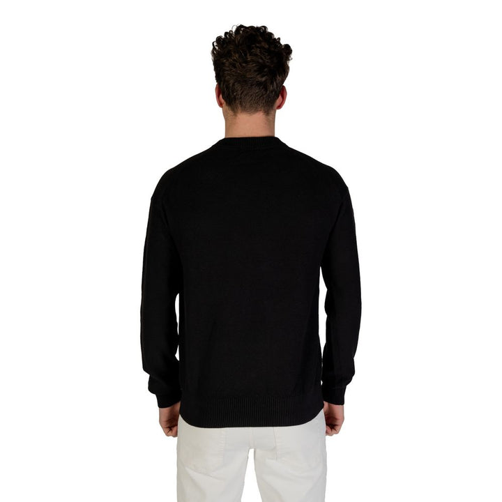 Black Cotton Sweater