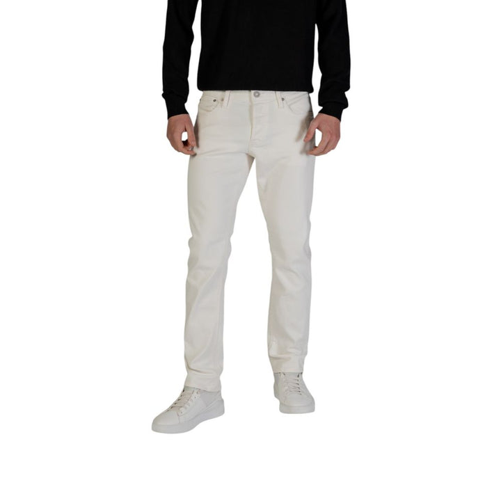 White Cotton Jeans & Pant