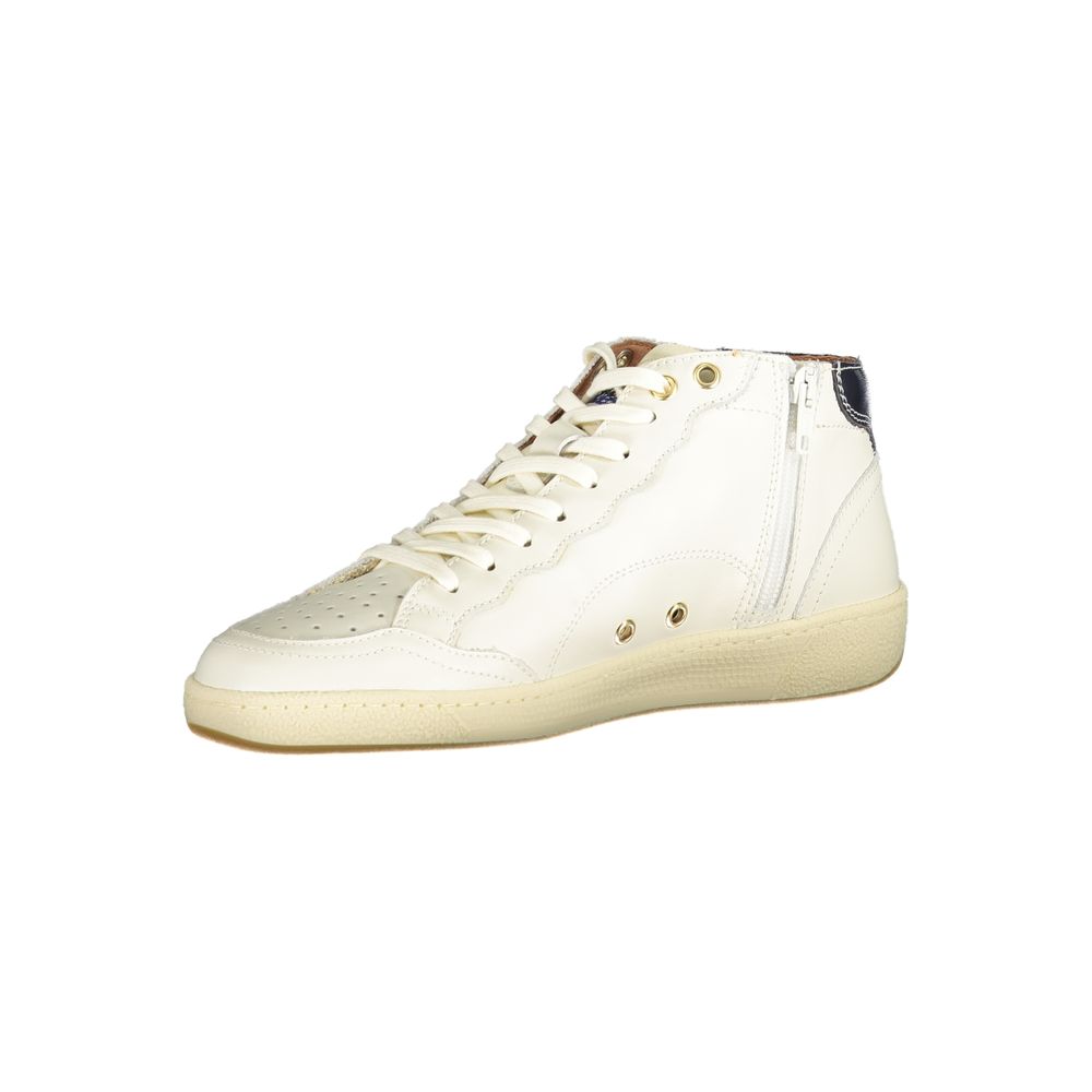 White Polyester Sneaker