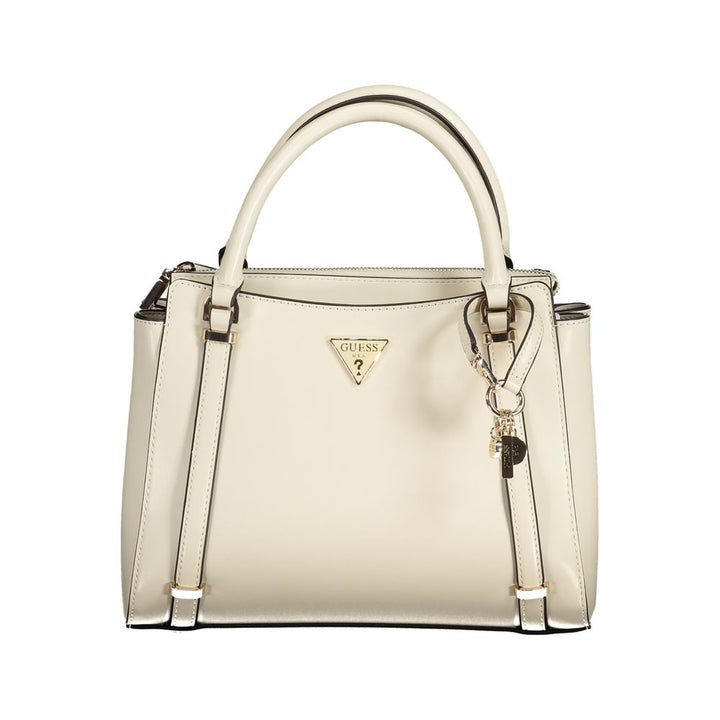 Beige Polyethylene Handbag