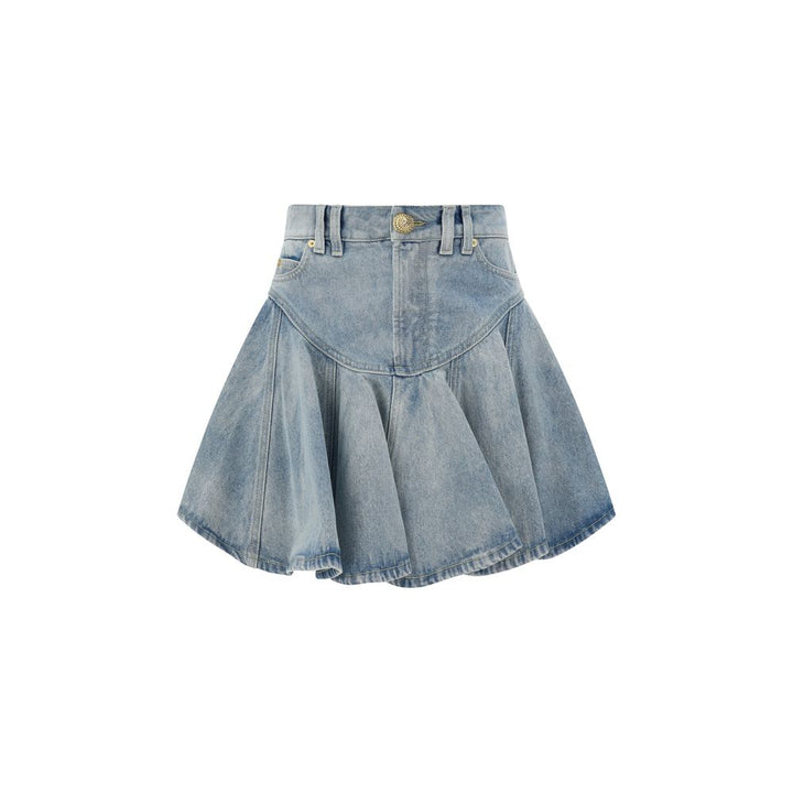 Denim Mini Skirt