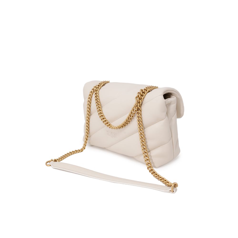 White Leather Handbag