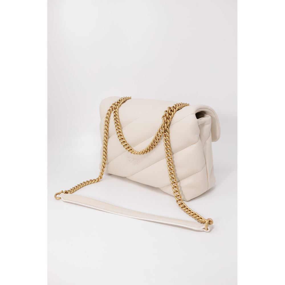 White Leather Handbag