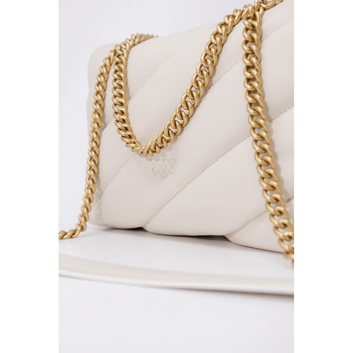 White Leather Handbag