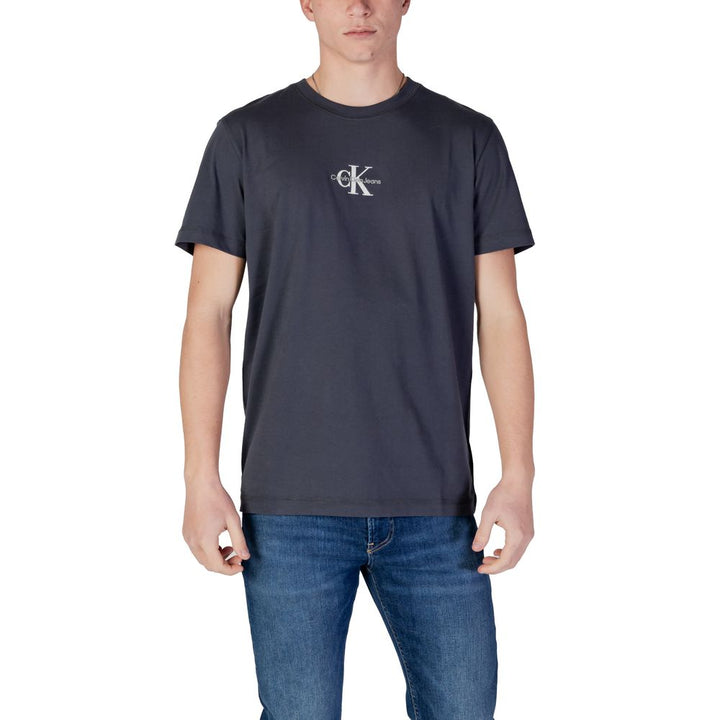 Gray Cotton Rigenerato T-Shirt