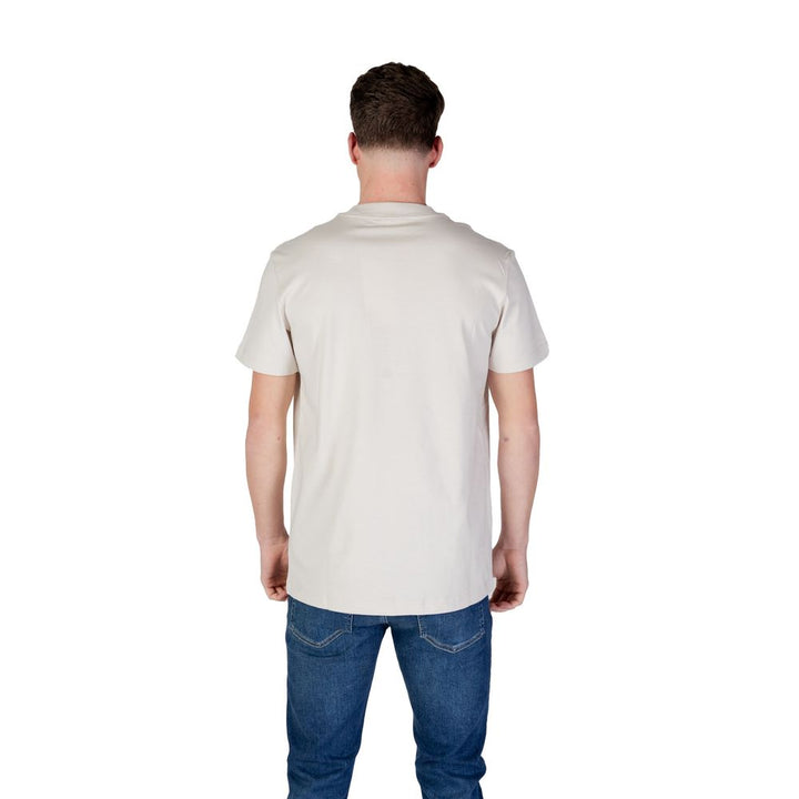 Beige Cotton Rigenerato T-Shirt