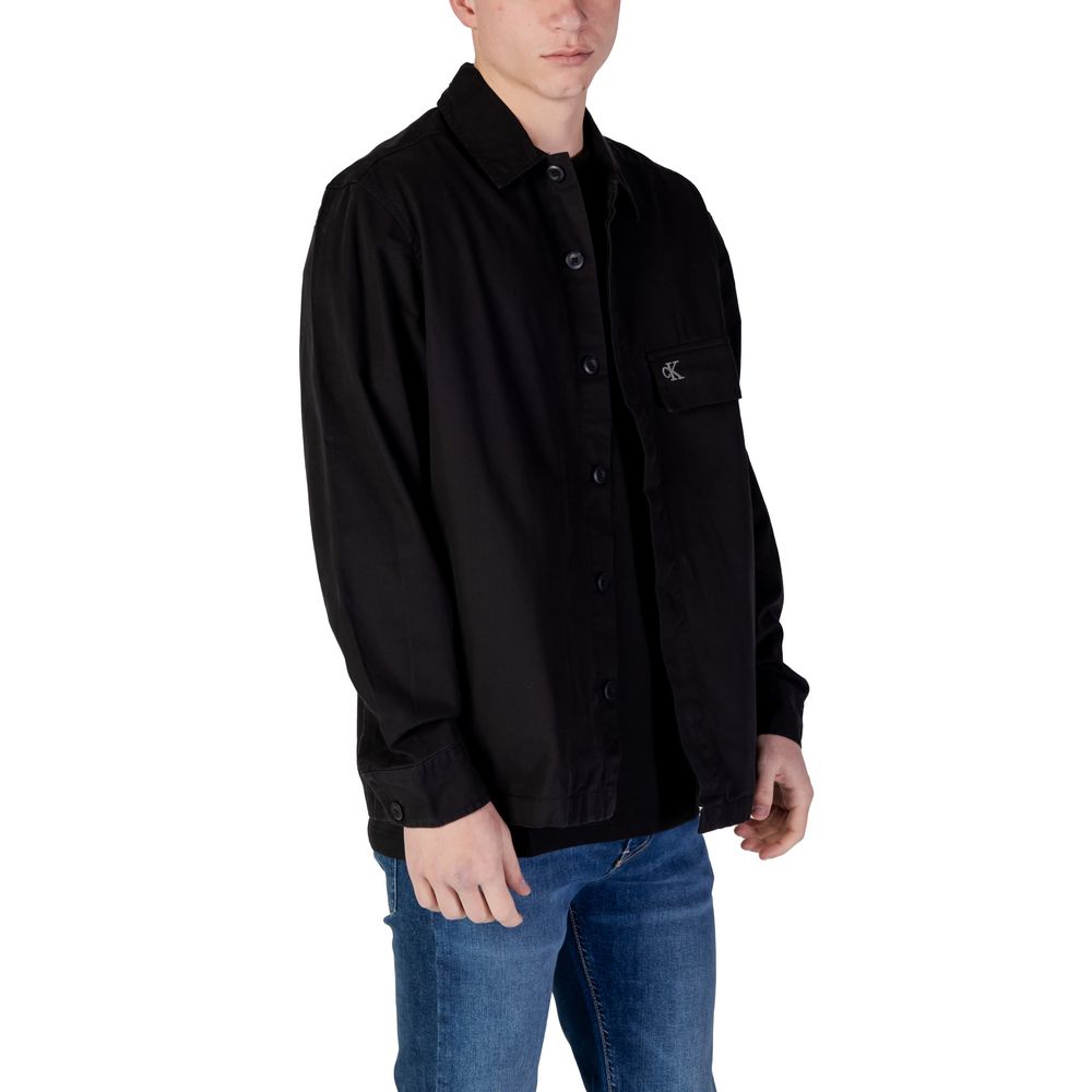 Black Cotton Rigenerato Shirt