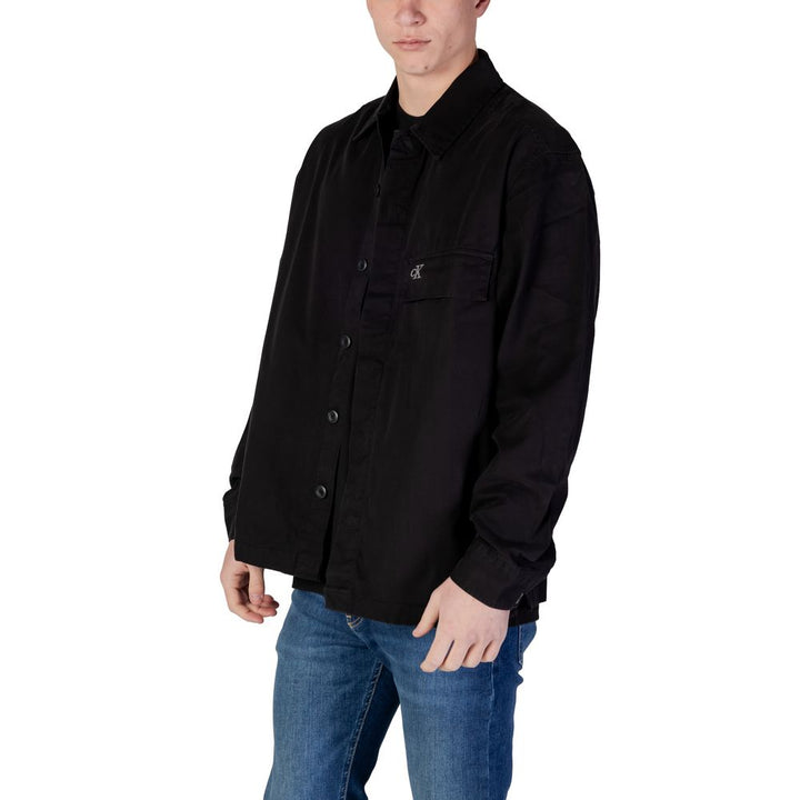 Black Cotton Rigenerato Shirt