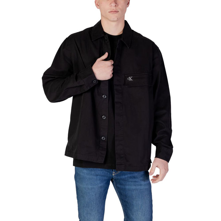 Black Cotton Rigenerato Shirt