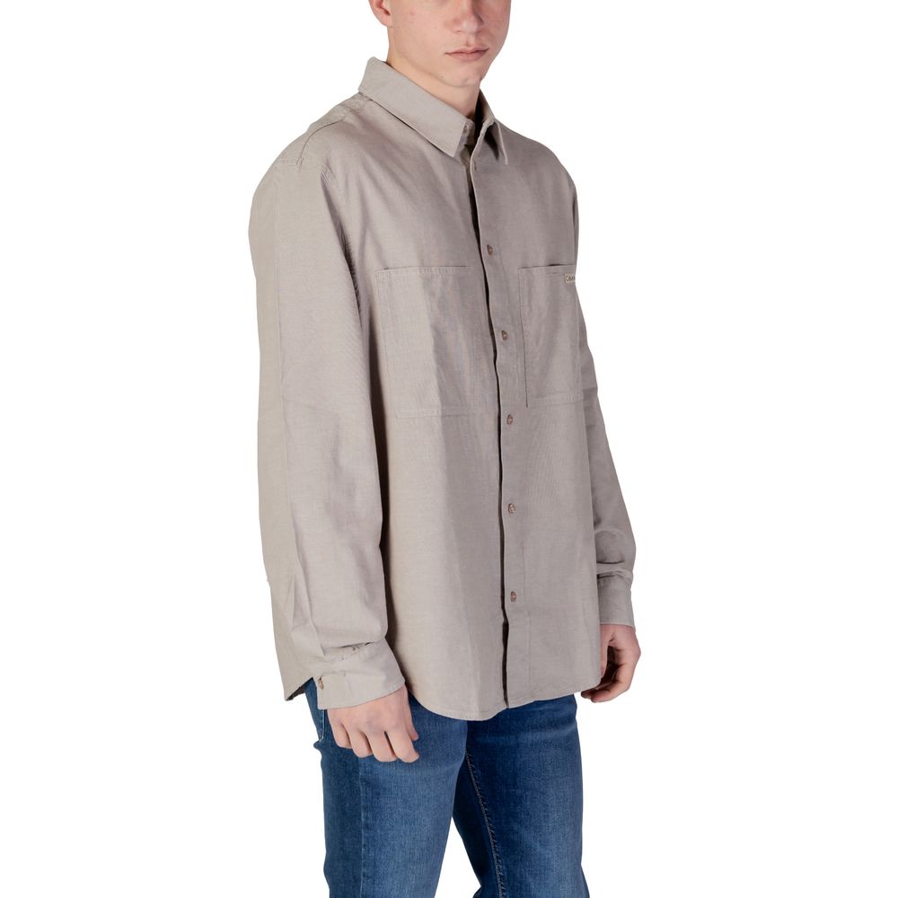 Gray Cotton Rigenerato Shirt