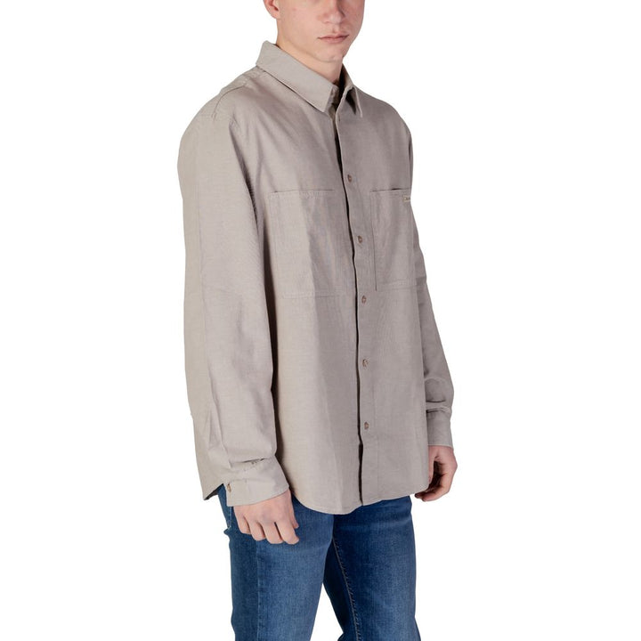 Gray Cotton Rigenerato Shirt