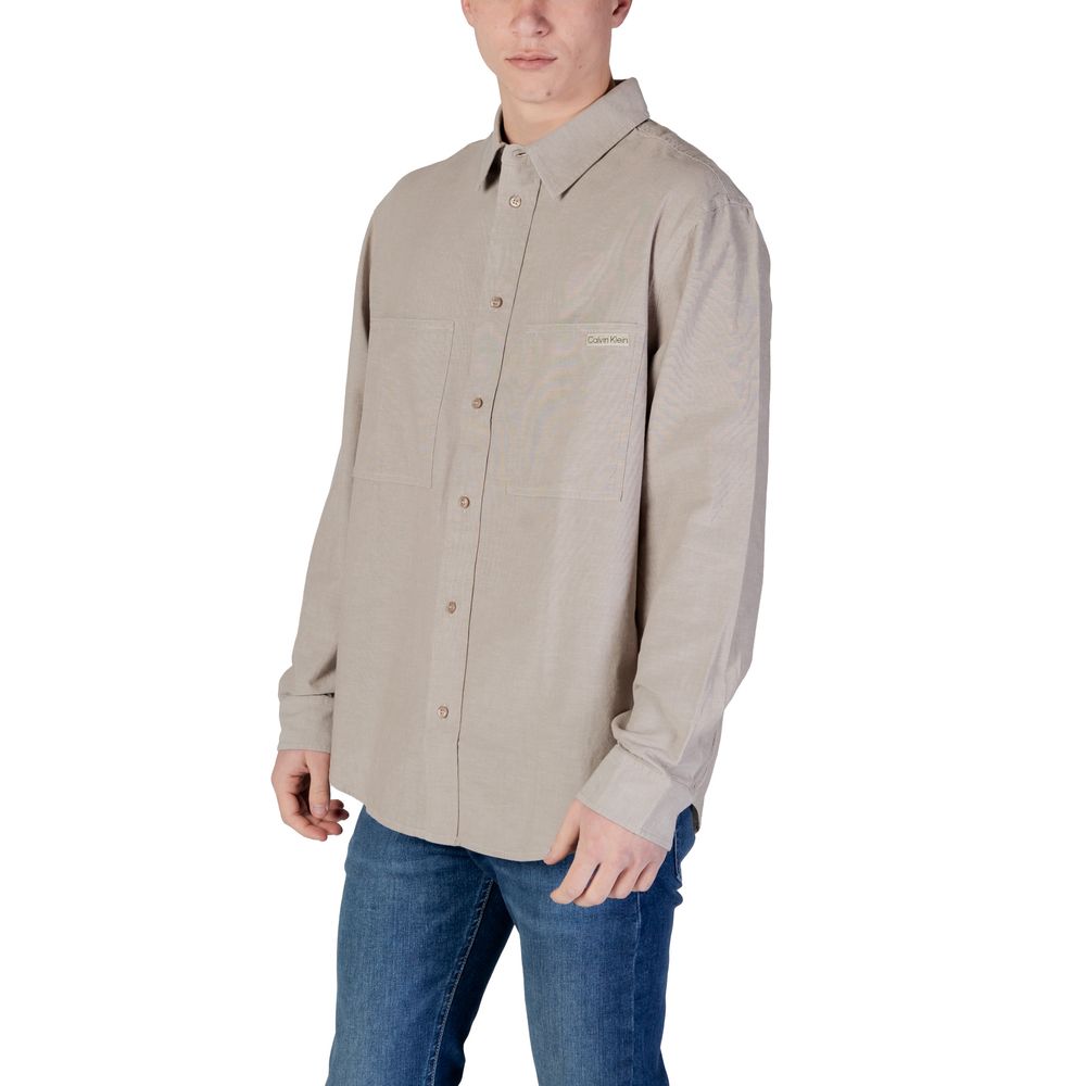 Gray Cotton Rigenerato Shirt