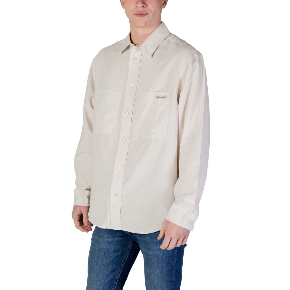 Beige Cotton Rigenerato Shirt