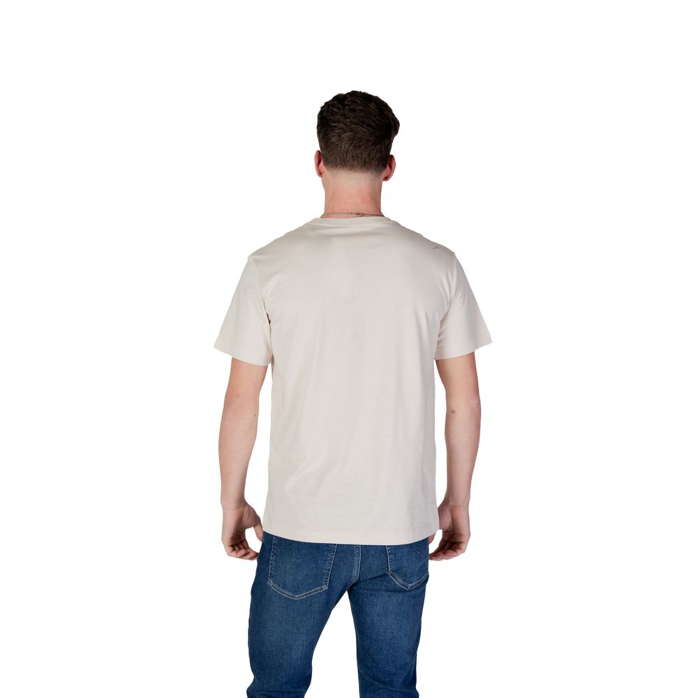 Beige Cotton Rigenerato T-Shirt