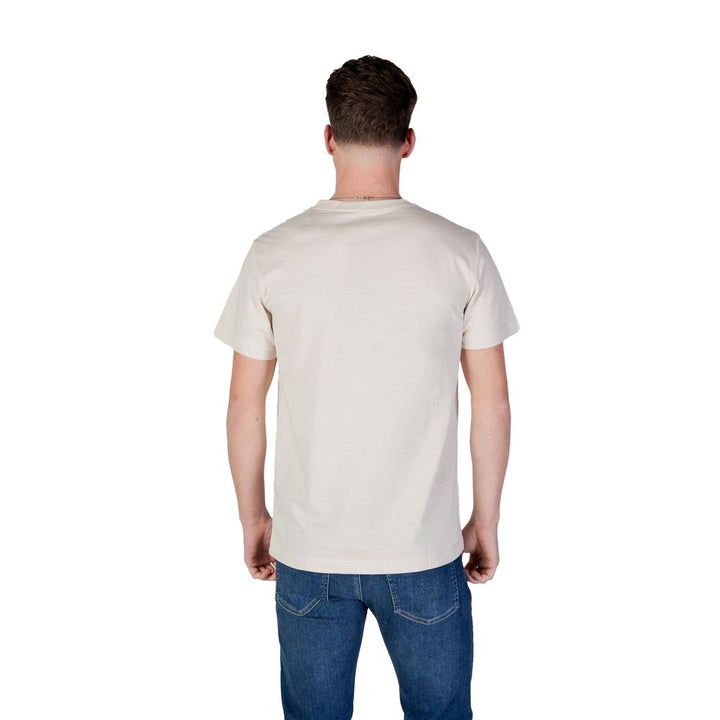 Beige Cotton Rigenerato T-Shirt