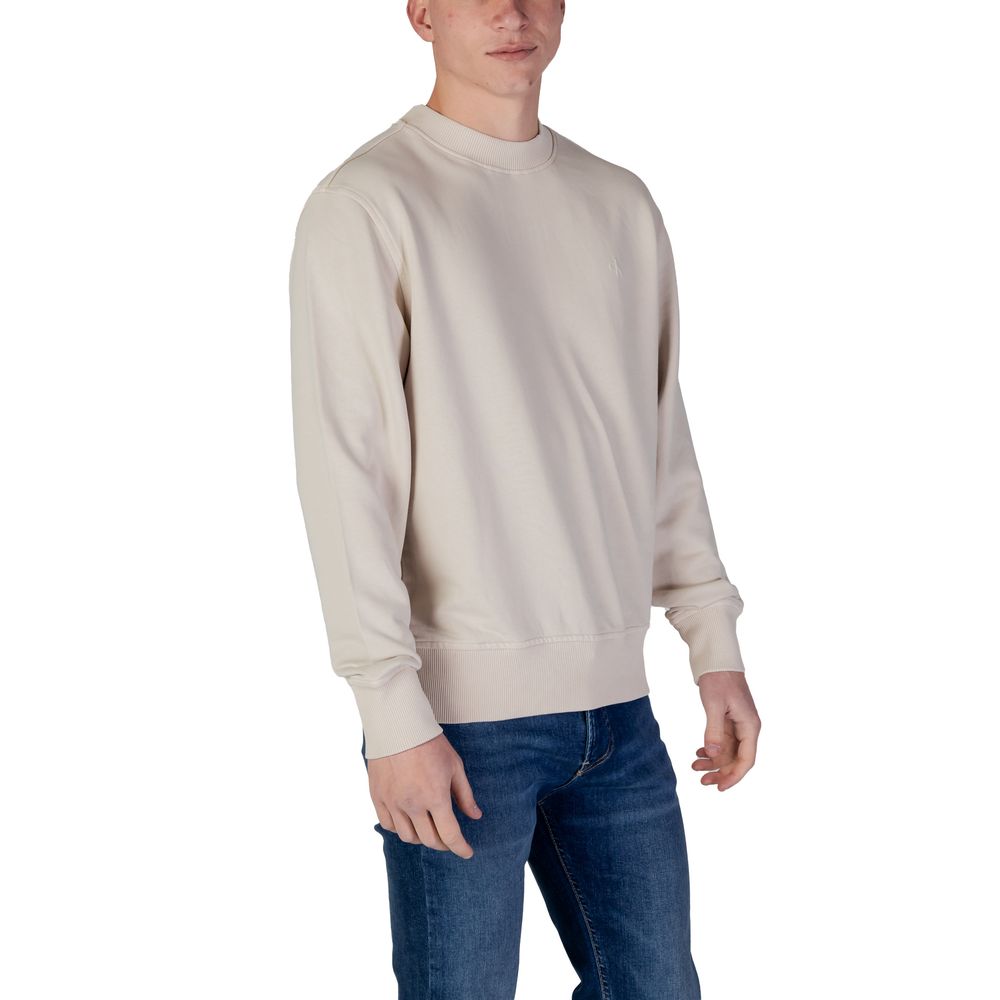 Beige Cotton Rigenerato Sweater