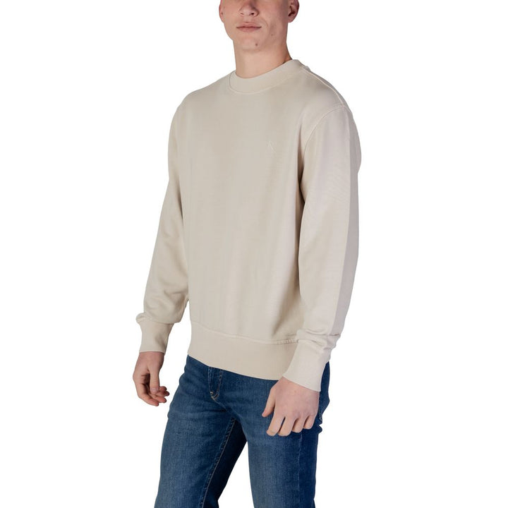 Beige Cotton Rigenerato Sweater