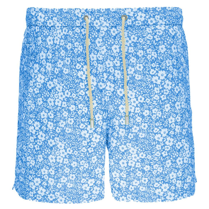 Light Blue Polyester Swimwear