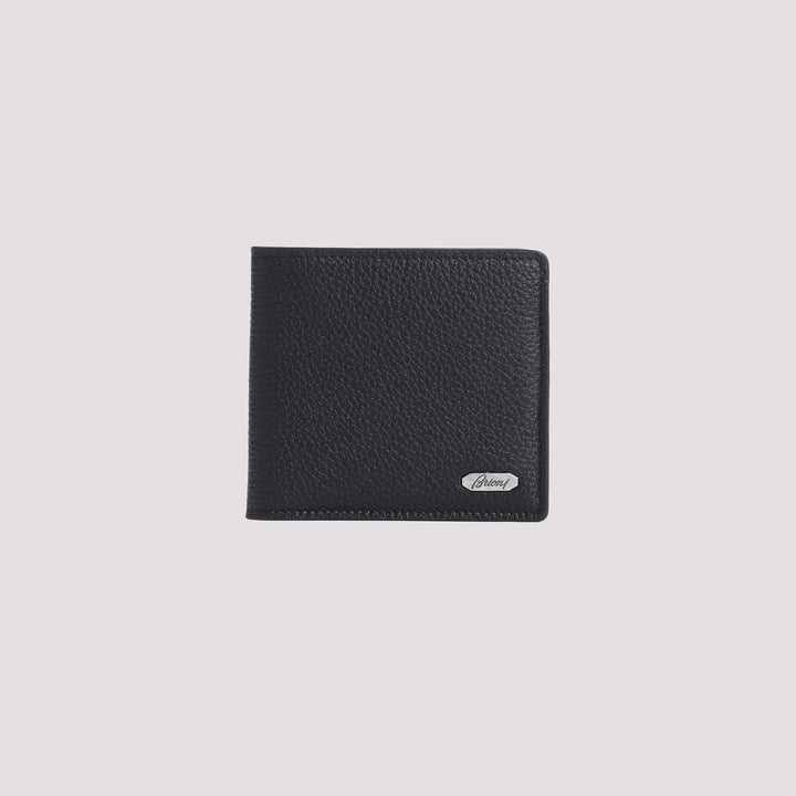 Black Grained Leather Card Case-2