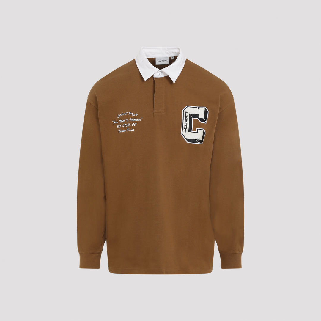 LS BROWN DUCKS RUGBY SHIRT-2