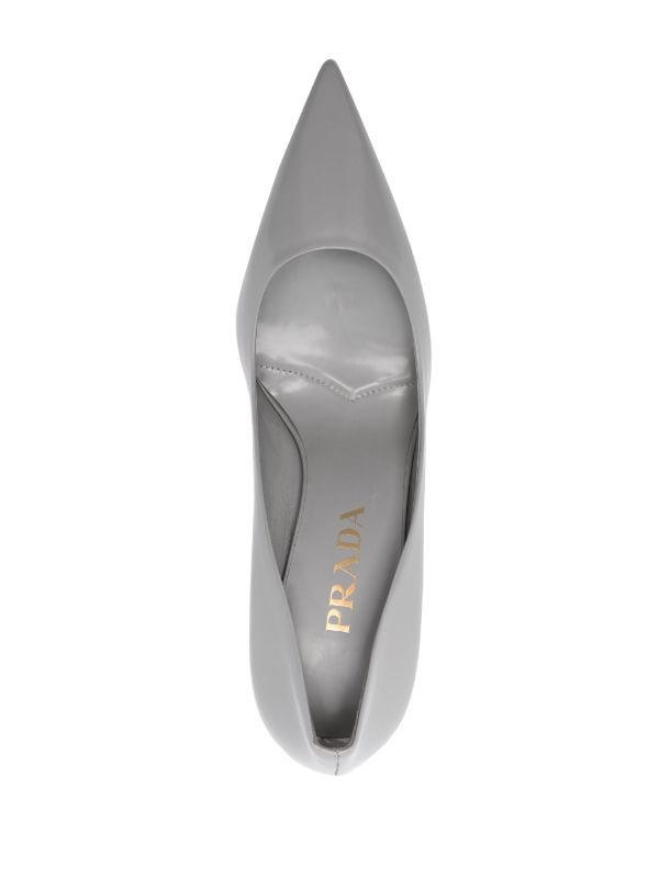 100mm leather pointed pumps-6
