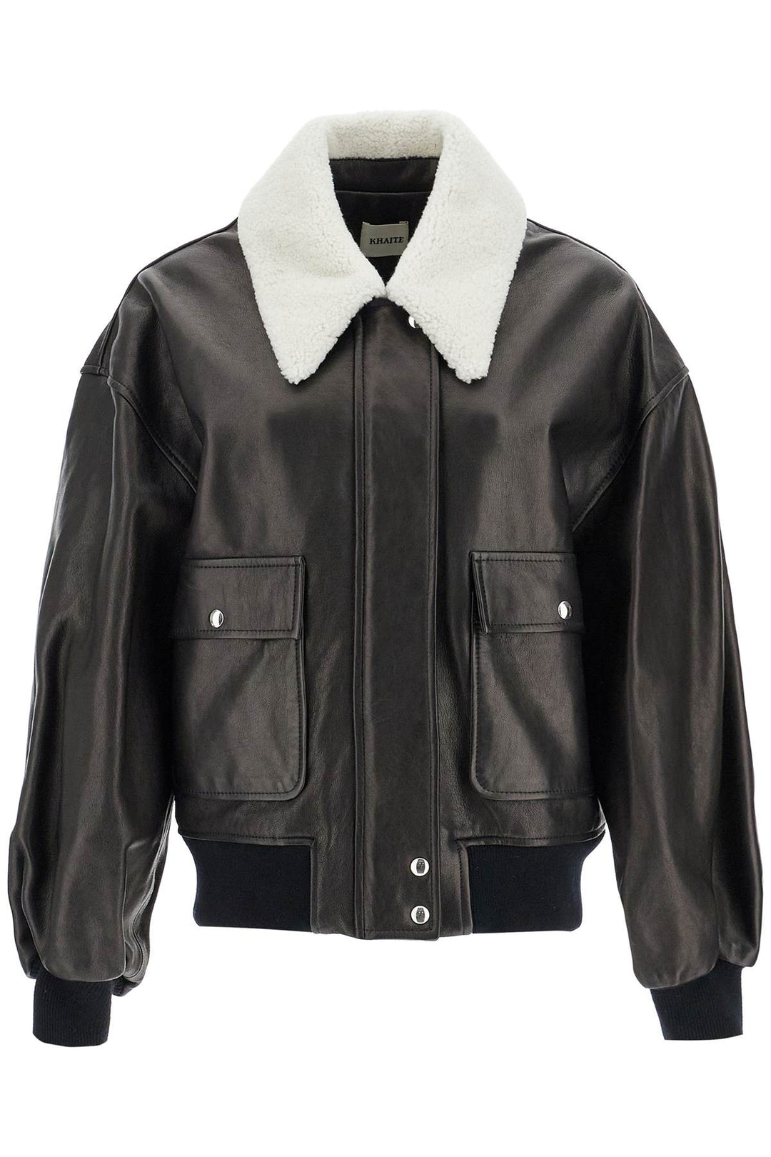 leather shellar jacket-0