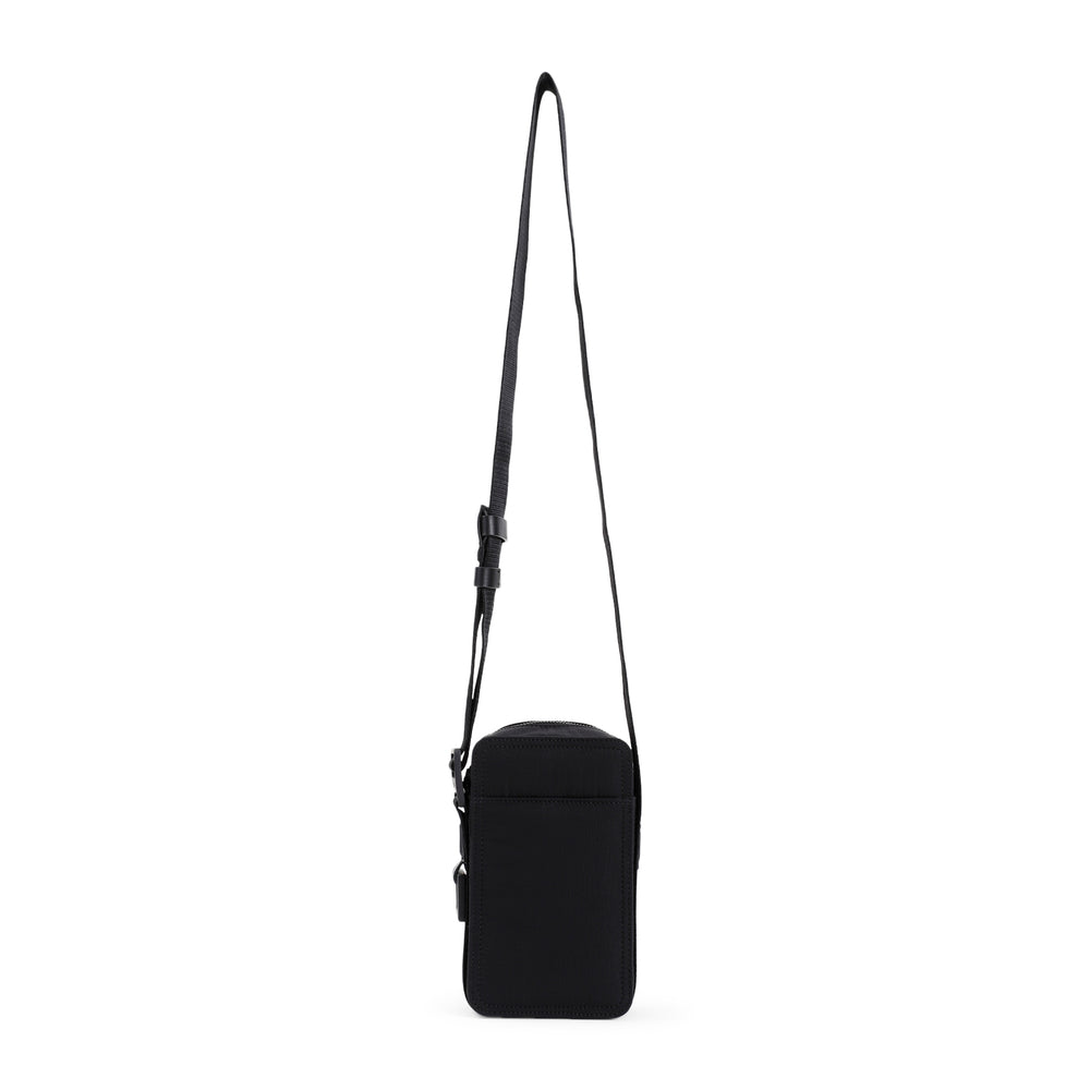 Black Cotton Le Cuerda Vertical Shoulder Bag-1