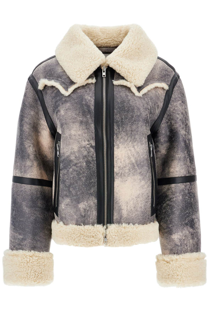 lessie faux shearling jacket-0