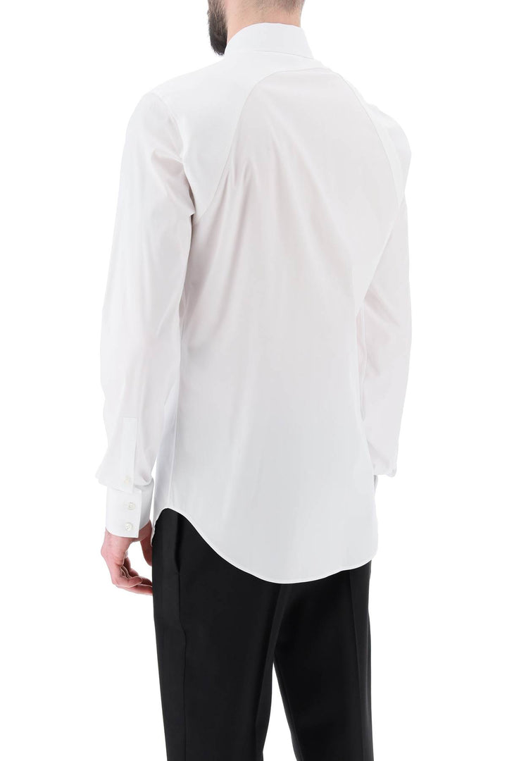 stretch cotton harness shirt-2