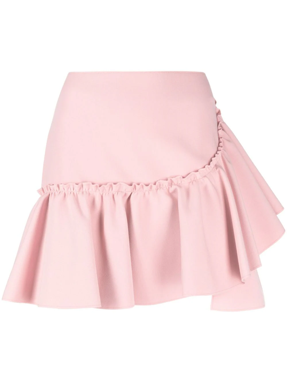 MSGM ruffle-detailing high-waist skirt-0