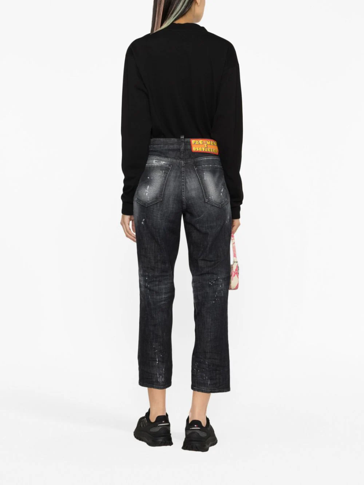 DSQUARED2 distressed tapered jeans-2