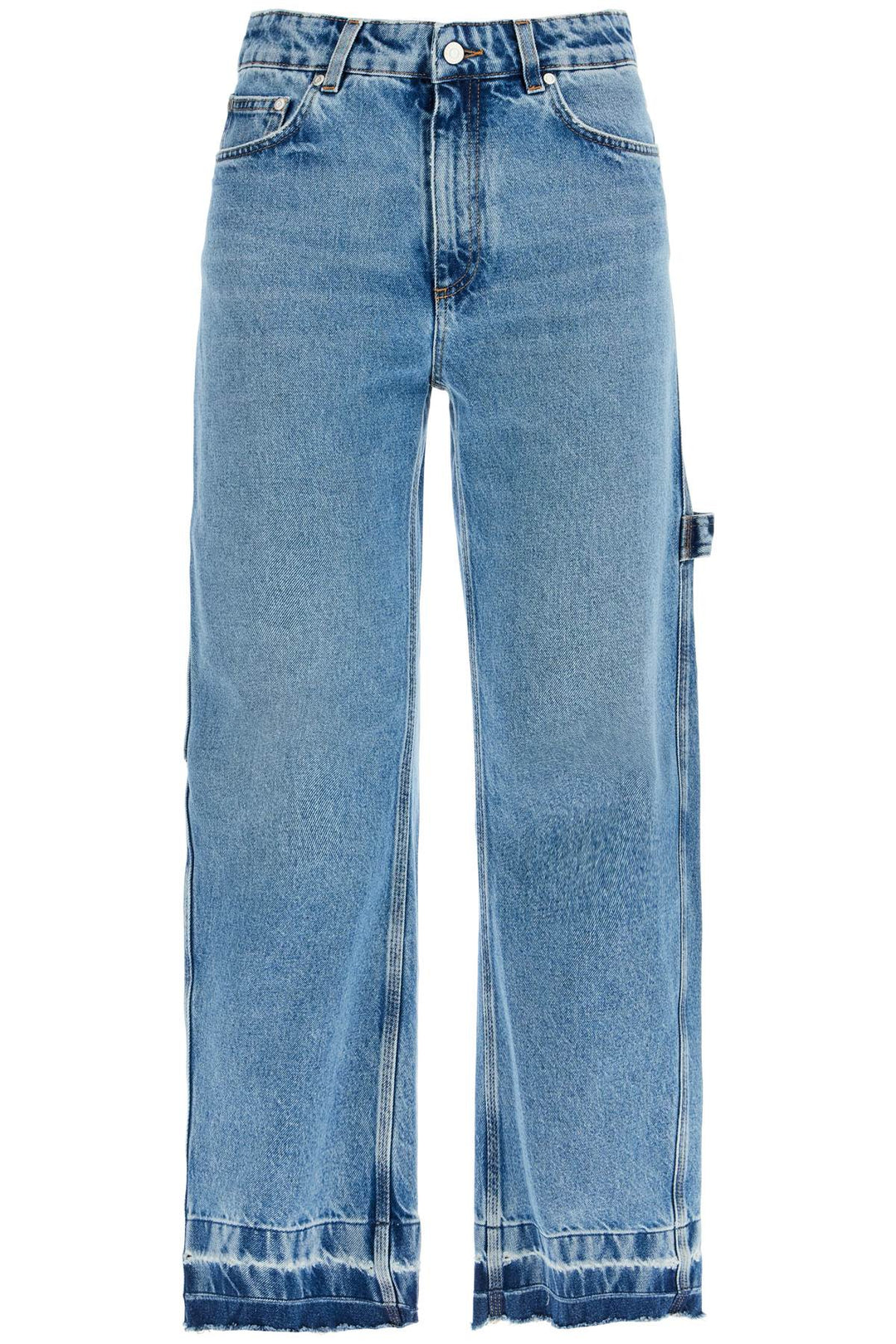 vintage effect barrel jeans for men-0