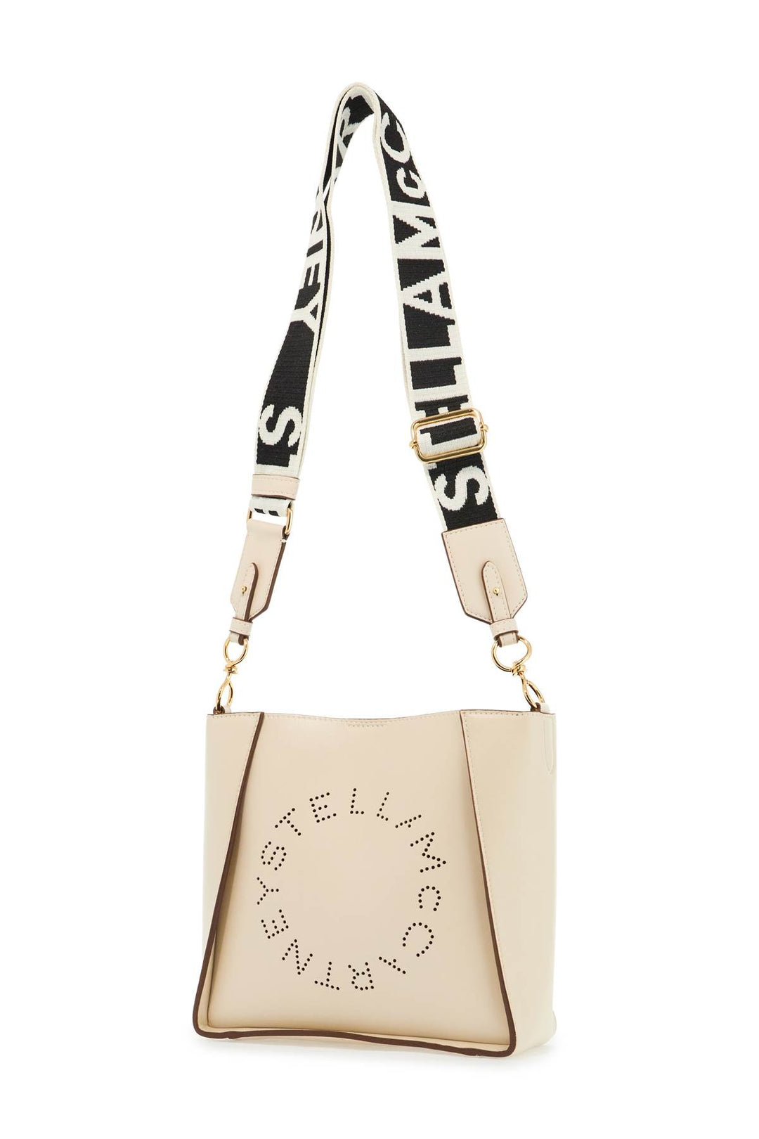 crossbody bag with perforated stella logo-2