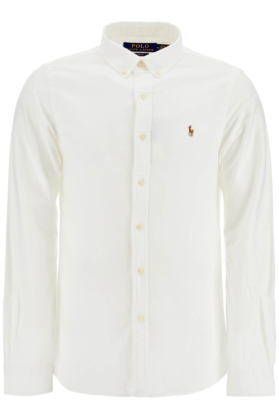 slim fit shirt in oxford cotton-0