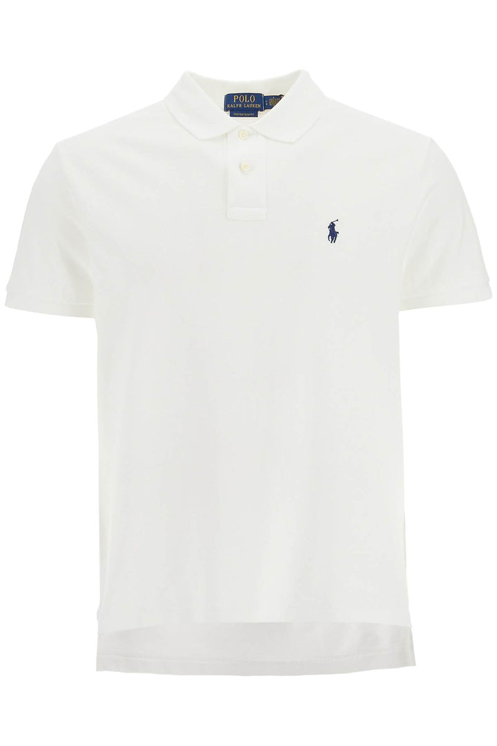 polo shirt with logo embroidery-0