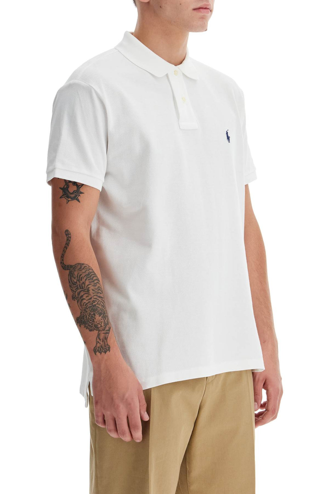 polo shirt with logo embroidery-1