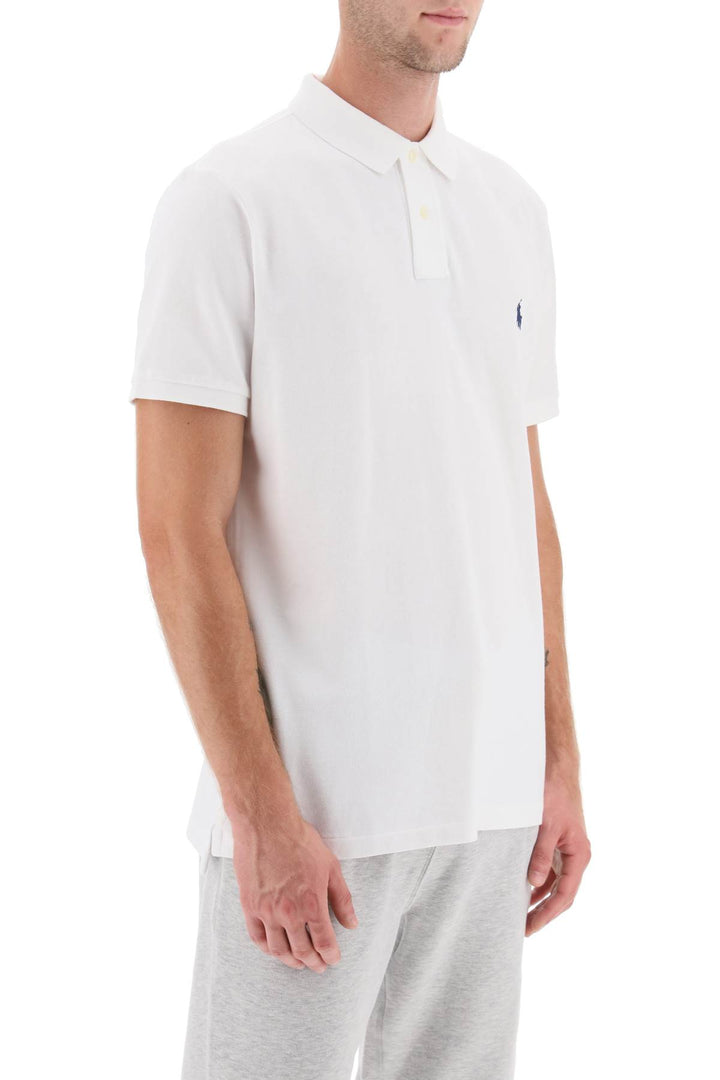 slim fit short sleeve polo shirt-1