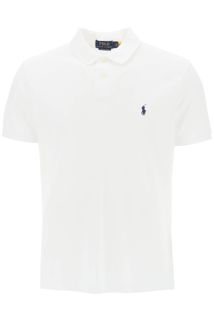 slim fit short sleeve polo shirt-0