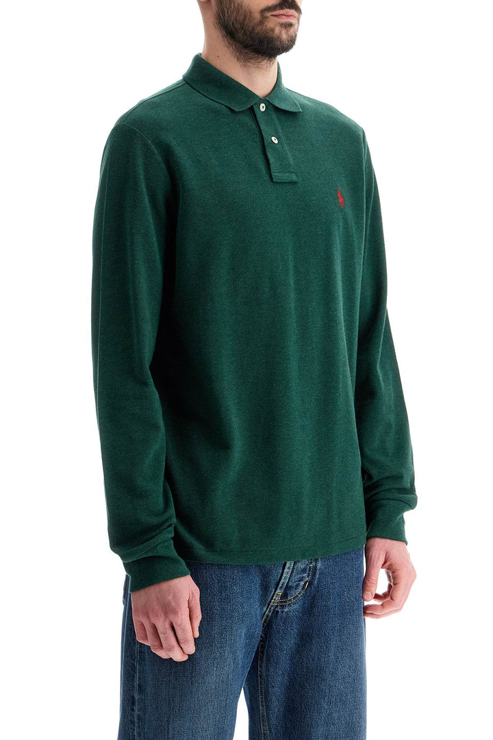 custom slim fit long sleeve polo shirt-1