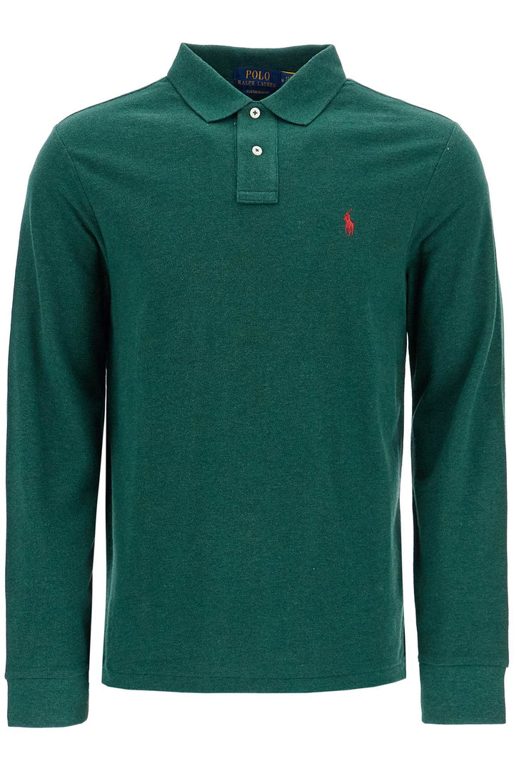 custom slim fit long sleeve polo shirt-0