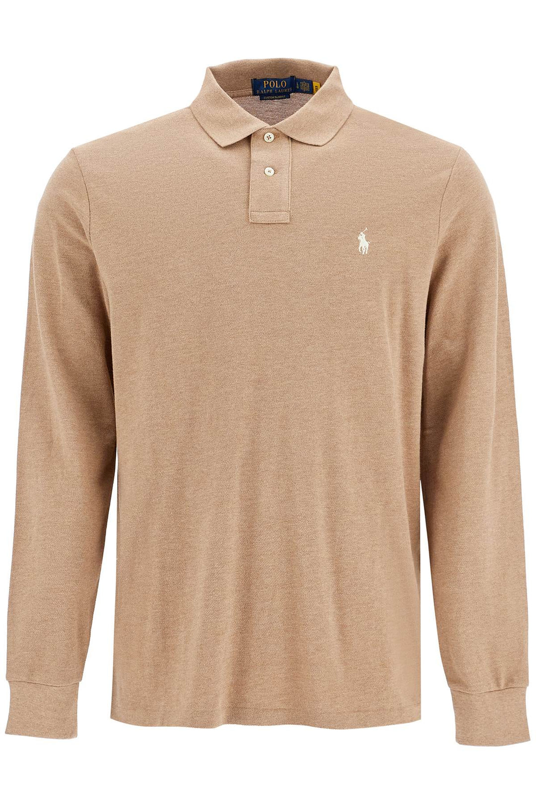 long-sleeved polo shirt-0