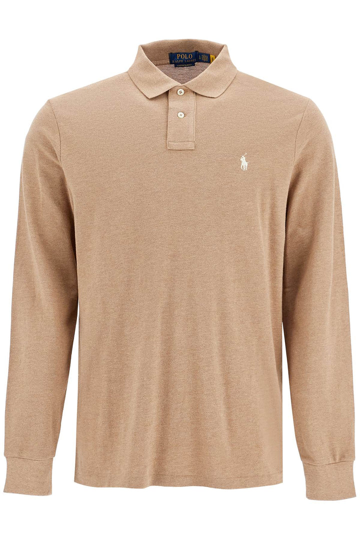 long-sleeved polo shirt-0