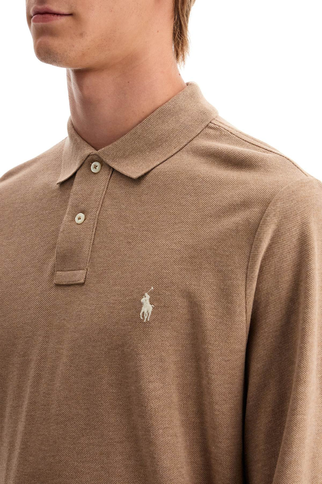 long-sleeved polo shirt-3