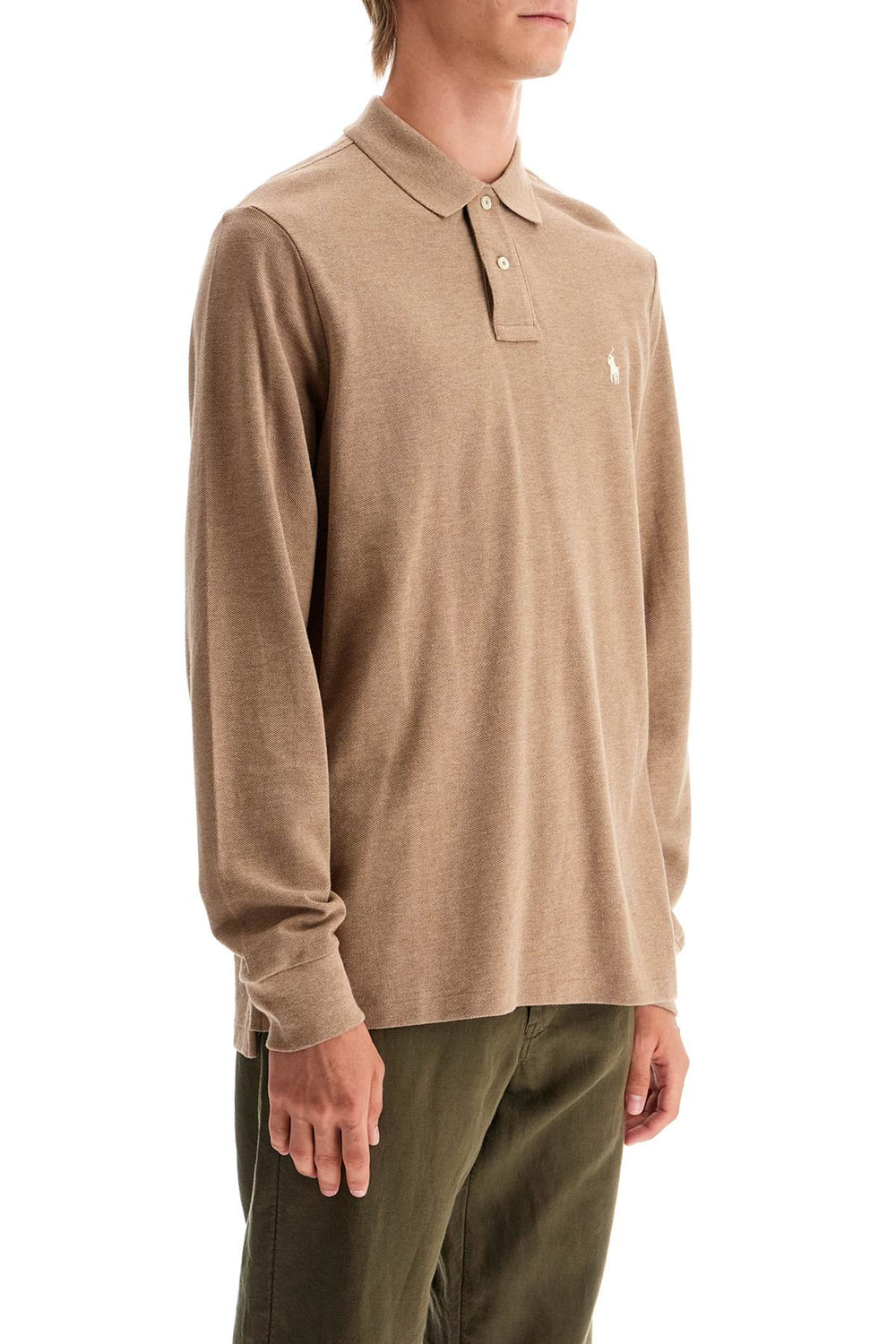 long-sleeved polo shirt-1