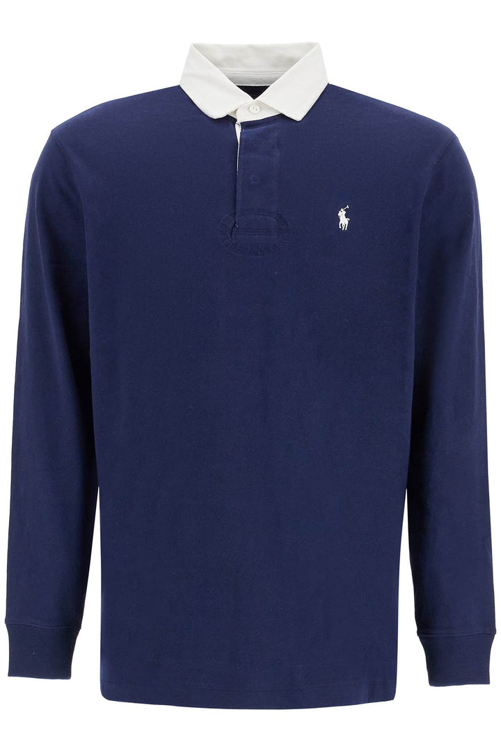 long-sleeved polo shirt-0