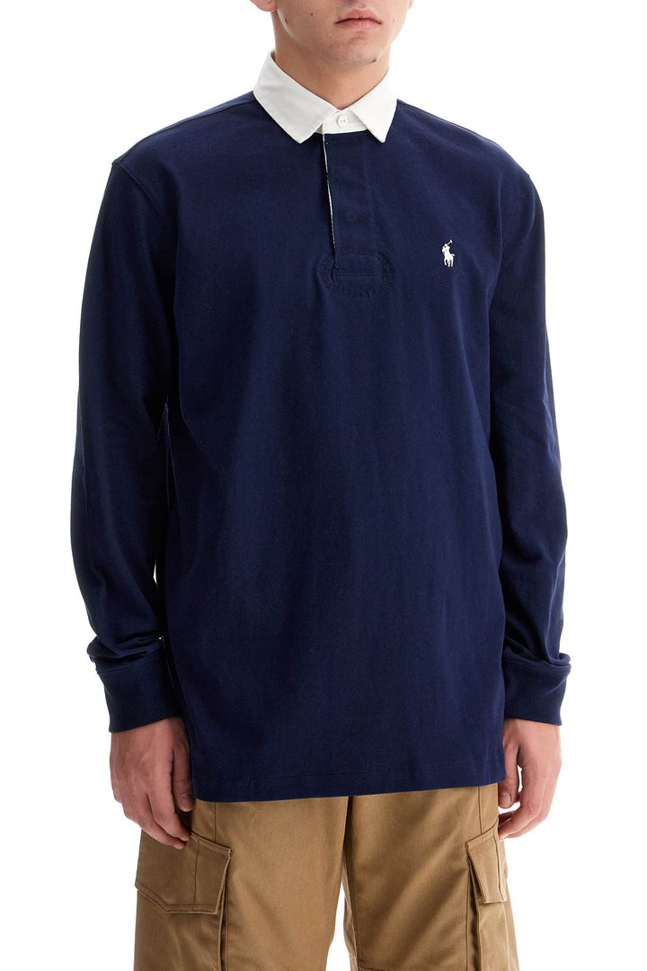 long-sleeved polo shirt-1