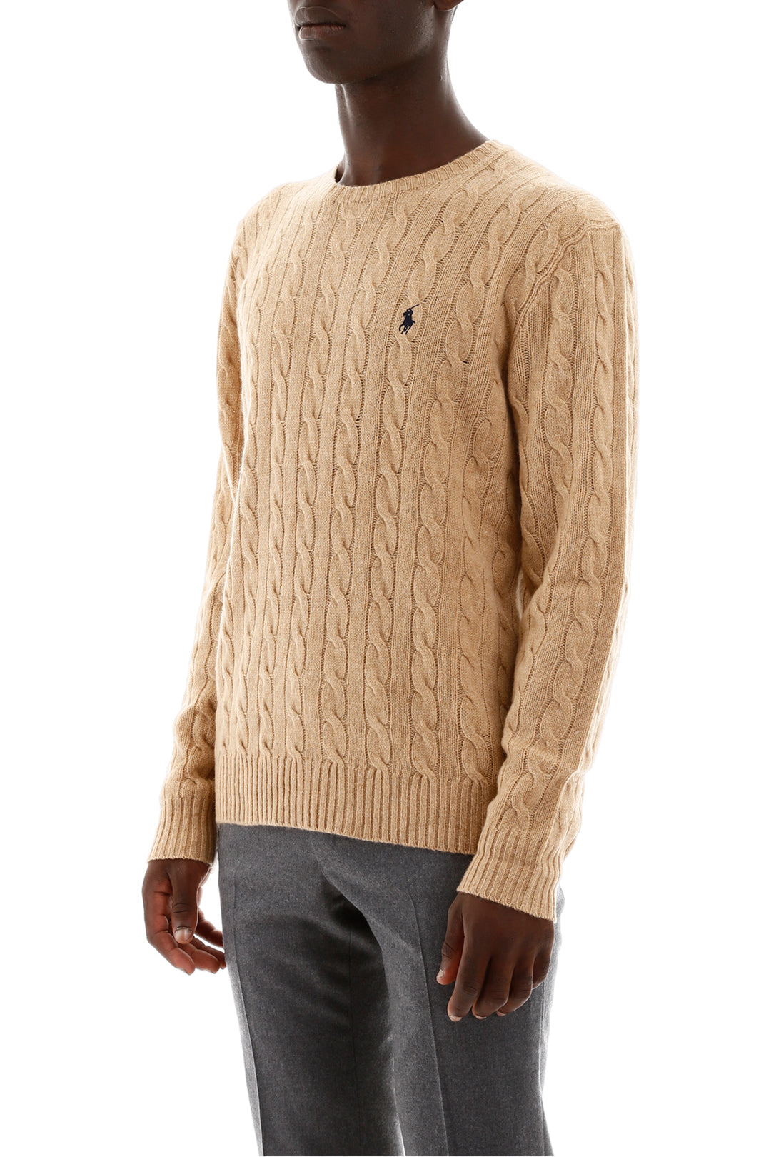 cable knit wool-cashmere sweater-3